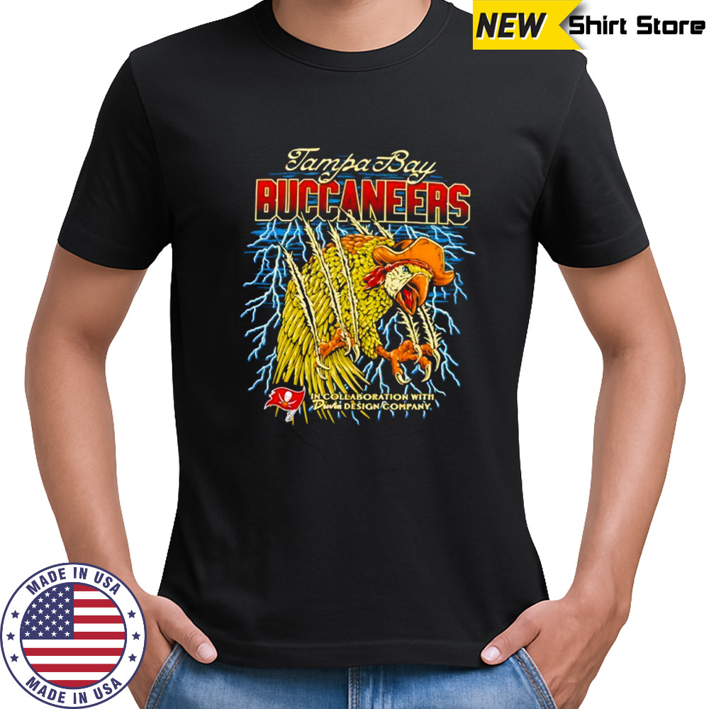Parrot Tampa Bay Buccaneers 50 seasons of the krewe parrot in collaboration vintage shirt