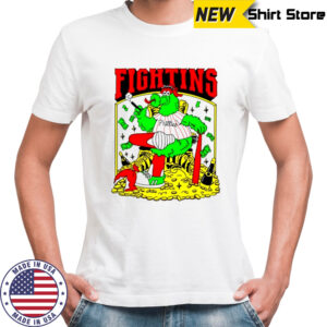 Philadelphia Eagles Phillie Phanatic fightins mascot shirt