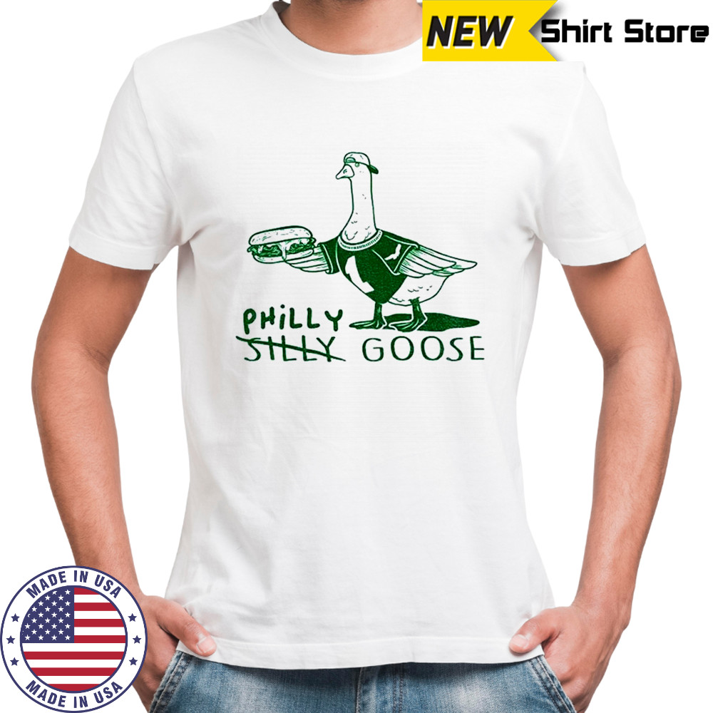 Philadelphia Eagles Philly goose silly goose shirt