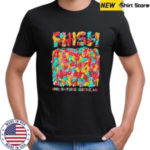 Phish Seattle WA 2025 On April 18th 19th Spring Tour T-Shirt