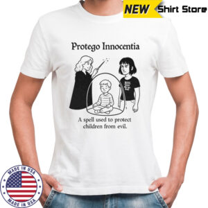 Protego Innocentia A Spell Used To Protect Children From Evil Protect Trans Kids T-shirt