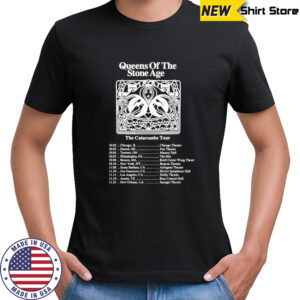Queens Of The Stone Age The Catacombs Tour 2025 With Dates T-shirt