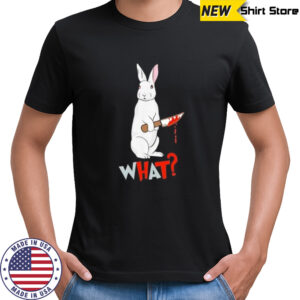 Rabbit What Halloween funny shirt