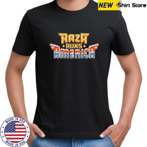 Raza Runs America Retro Style shirt