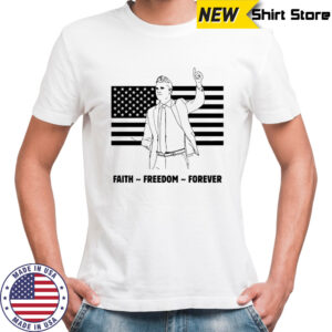 R.I.P Charlie Kirk freedom is not free flag shirt