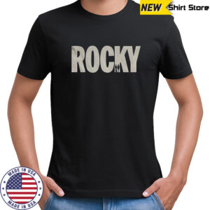 Rocky Balboa legendary boxing icon letters motivational movie shirt