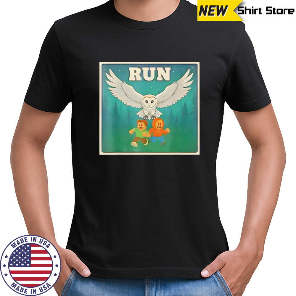 Run Halloween Game Owl shirt