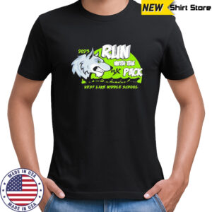 Run With the Pack west lake middle school shirt
