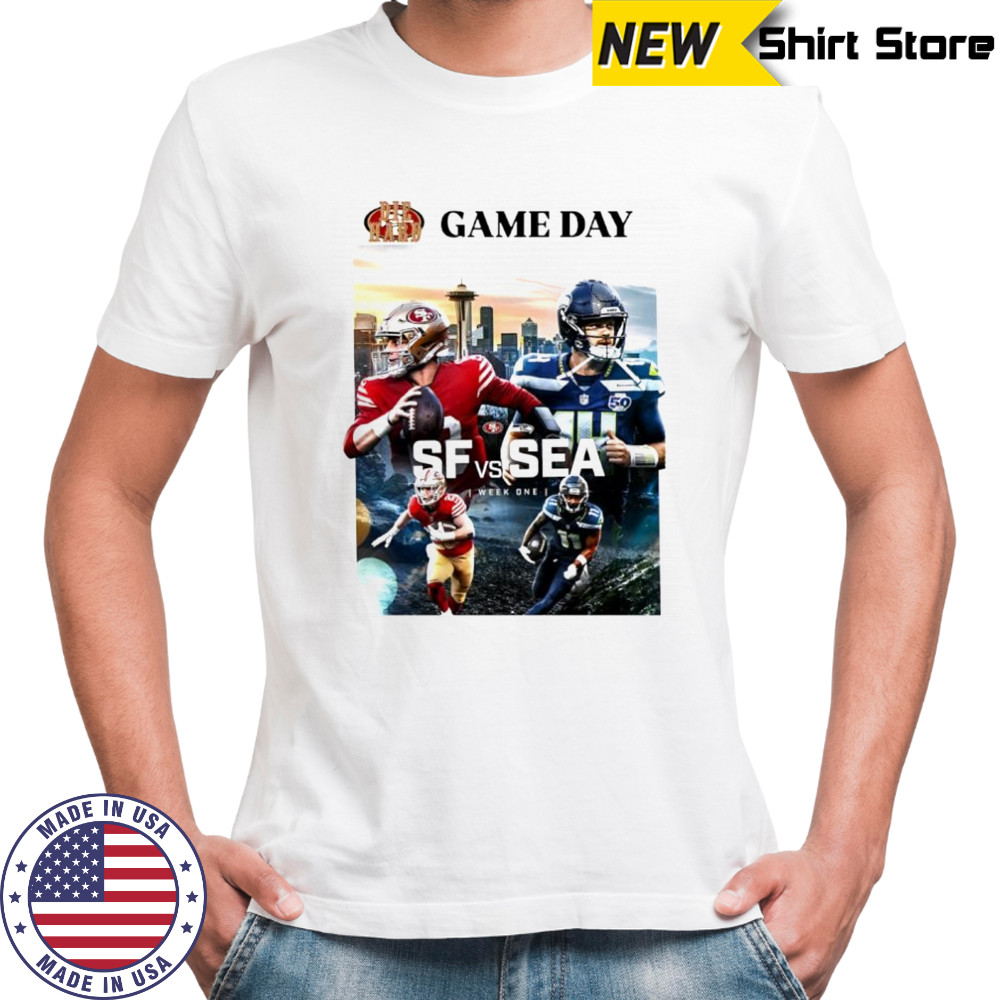San Francisco 49ers vs. Seattle Seahawks week one NFL shirt