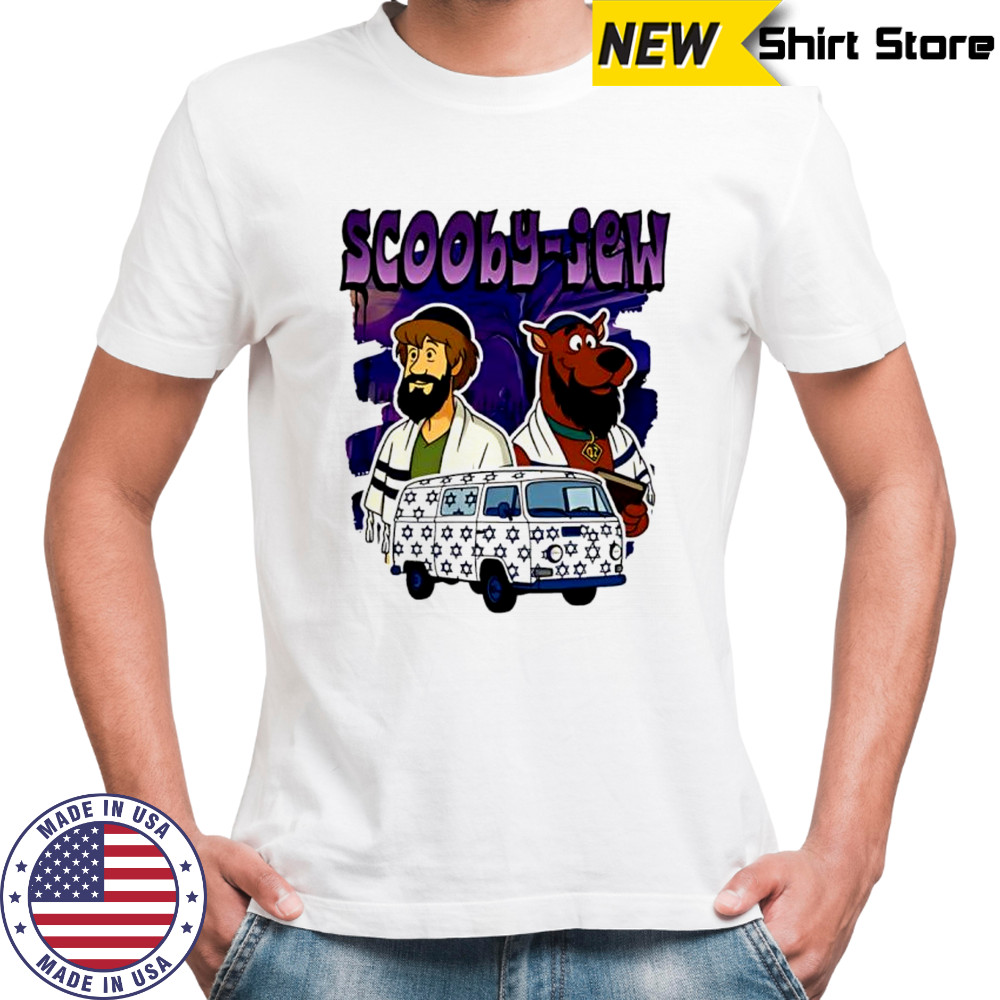 Scooby Jew Doo and Shaggy Rogers parody cartoon character shirt
