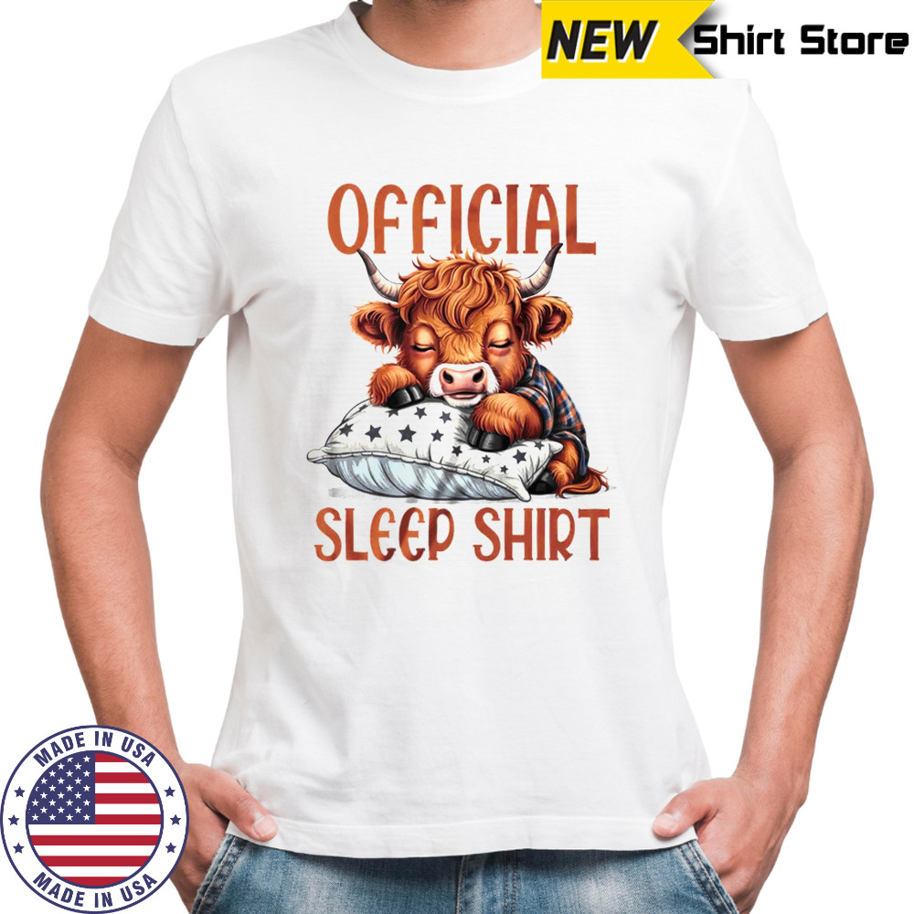 Scottish Highland Cow Official Sleepshirt Funny Sleeping shirt