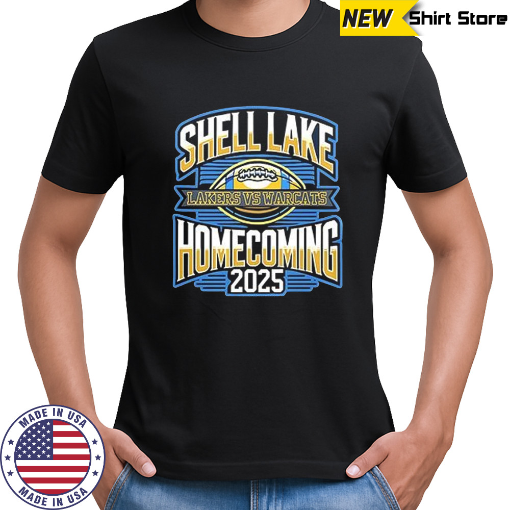 Shell Lake Homecoming 2025 Lakers vs WarCats Football Match shirt