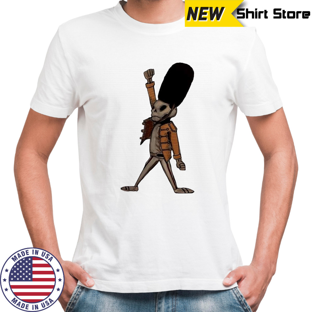 Skeleton Royal Guard Freddie Mercury Tribute Rock Fan shirt