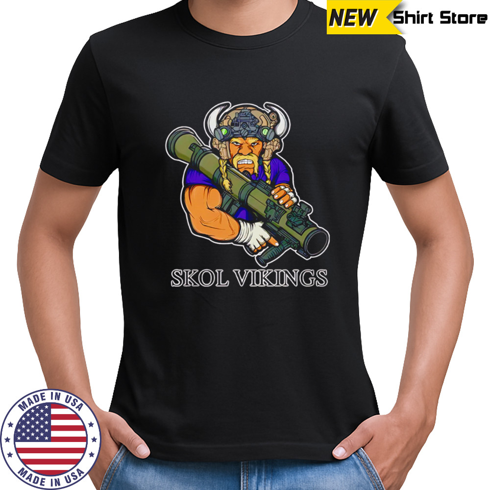 Skol Vikings Minnesota Vikings Military Rocket Launcher shirt