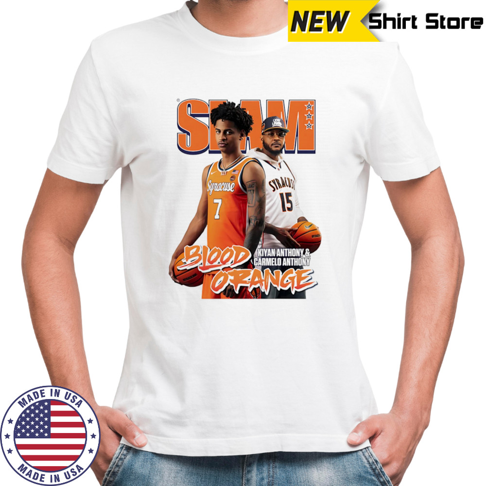 Slam Cover Kiyan Carmelo Anthony shirt
