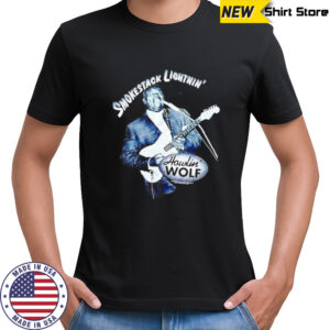 Smokestack Lightnin’ Howlin’ Wolf Playing Guitar shirt