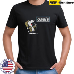 Snoopy Singer Oasis Live ’25 vintage shirt