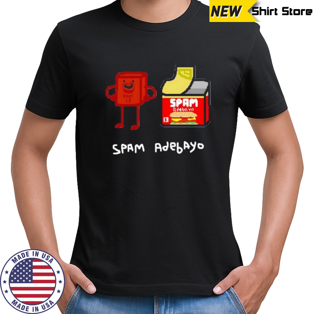 Spam Adebayo Heat 13 Player Pun Graphic Shirt