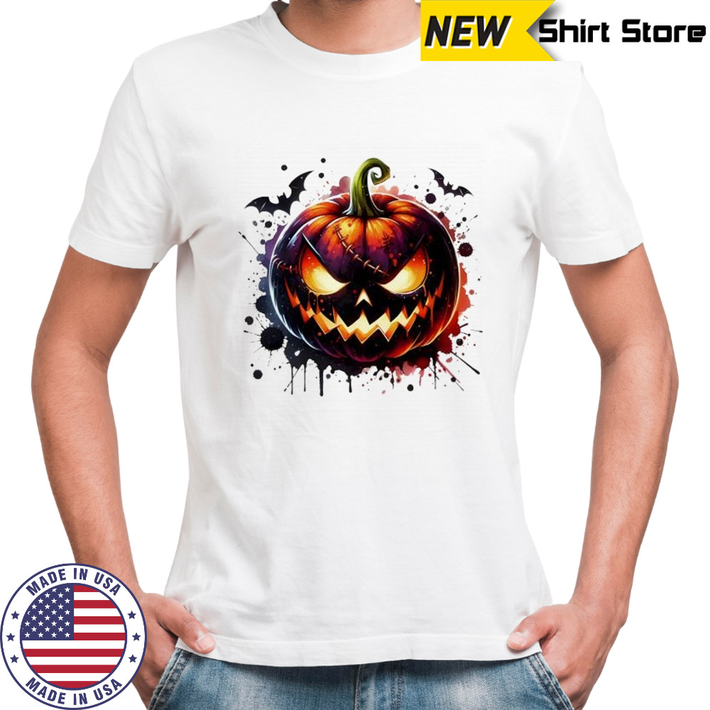 Spooky pumpkin Happy Halloween shirt