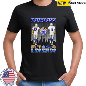 Staubach and Aikman Cowboys Legends signature shirt