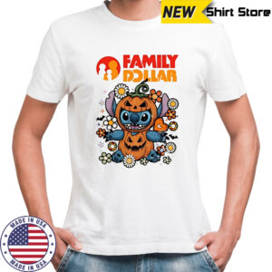 Stitch Halloween with Family Dollar shirt