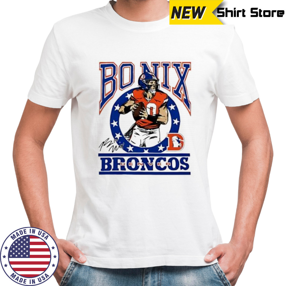 Talanoa Hufanga Bo Nix Denver Broncos shirt