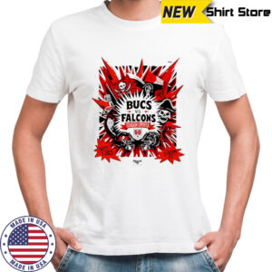 Tampa Bay Buccaneers vs Atlanta Falcons season opener 2025 comic shirt
