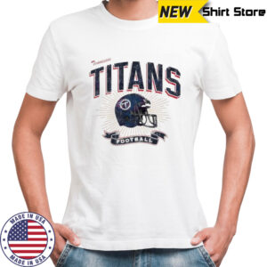 Tennessee Titans Football Helmet Distressed Design Shirt