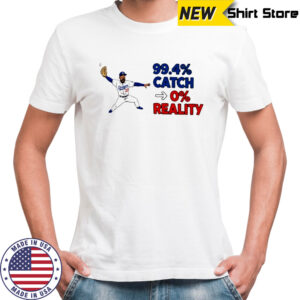 Teoscar Hernández 99.4% catch 0% reality shirt