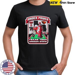 Texas Tech vs Oregon State 2025 Raider Power Energy Gameday shirt