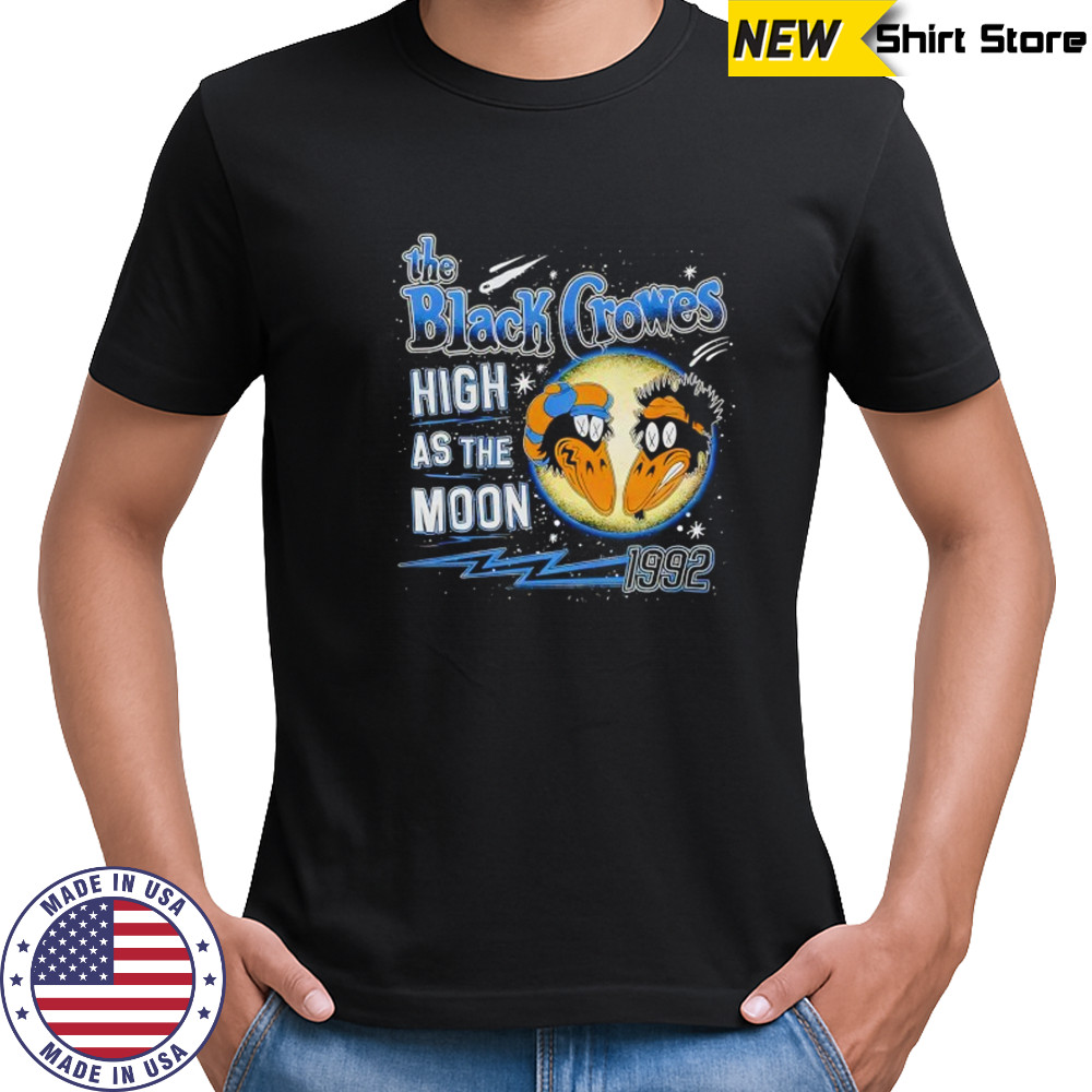 The black crowes high as the moon space 1992 shirt