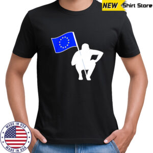 The Caddie Network flag graphic shirt