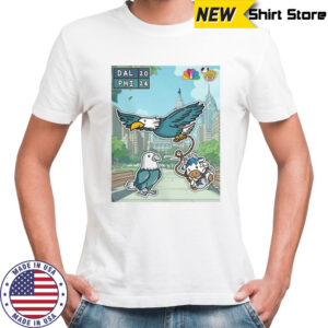 The Philadelphia Eagles Spit Out Their First Win Of The Season Defeat Dallas Cowboys T-Shirt