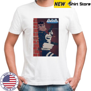 The Punisher take cover under a hail of bullets Marvel Comics shirt