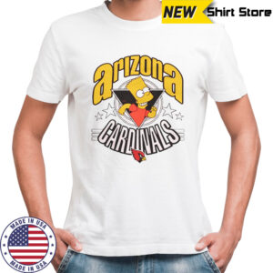 The Simpsons Bart X Arizona Cardinals T-Shirt