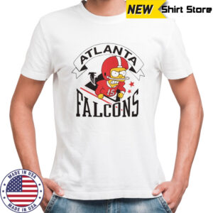 The Simpsons Bart X Atlanta Falcons T-Shirt
