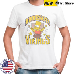 The Simpsons Bart X Minnesota Vikings T-Shirt