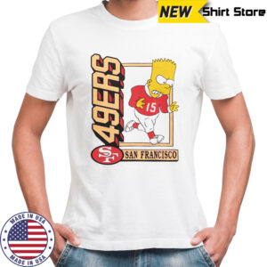 The Simpsons Bart X San Francisco 49ers T-Shirt