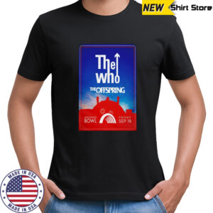The Who The Hollywood Bowl Sept 19 2025 poster shirt