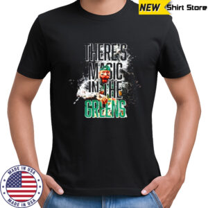 There’s magic in those green Red Sox shirt