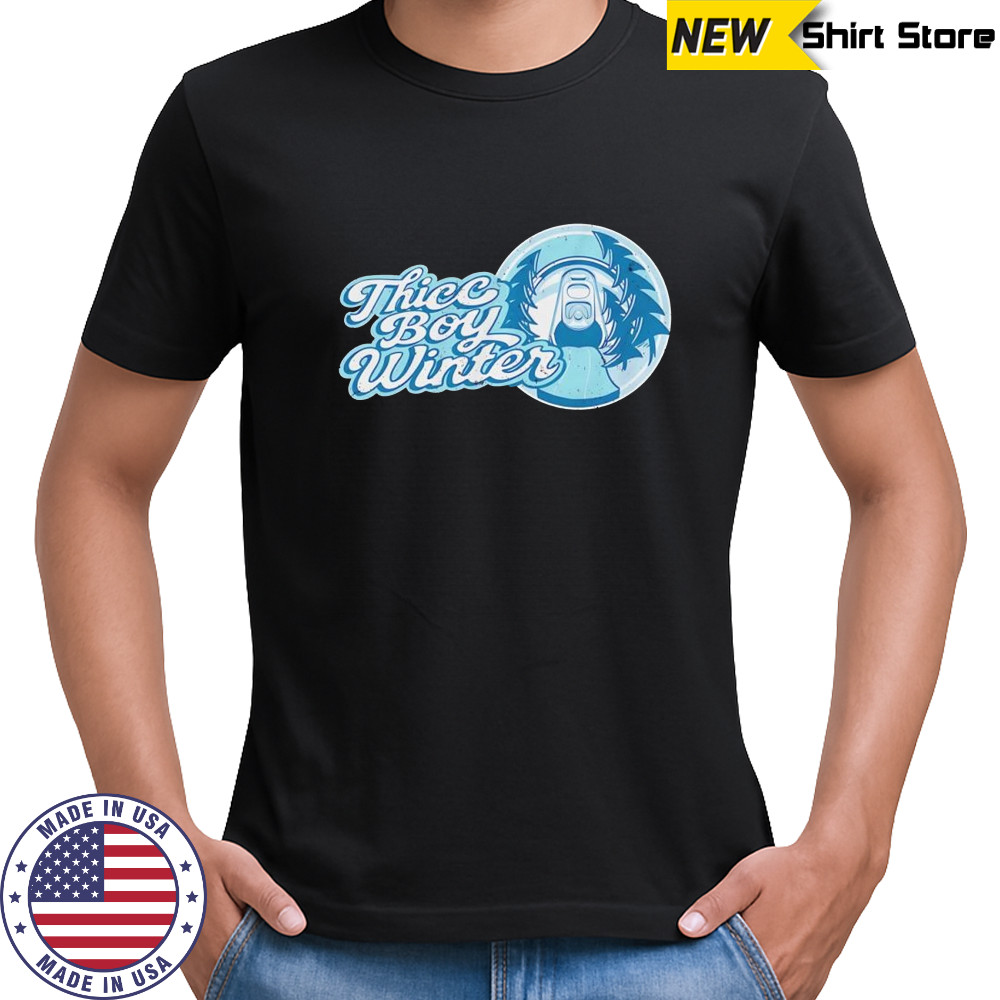 Thicc Boy Winter logo shirt