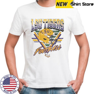 Top LSU Tigers Triangle Vintage T-Shirt