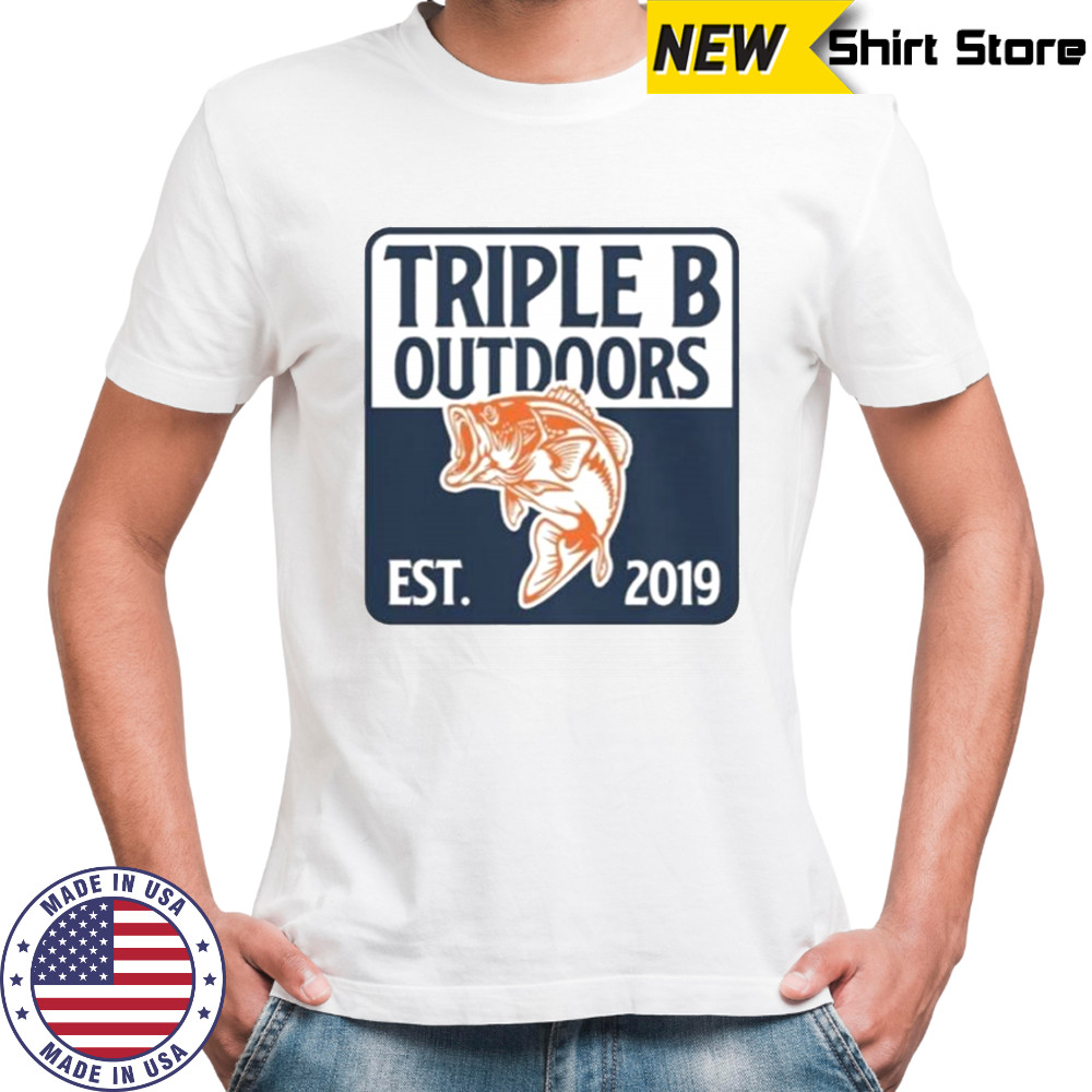 Triple B Outdoors Bass Fishing Est 2019 T-Shirt