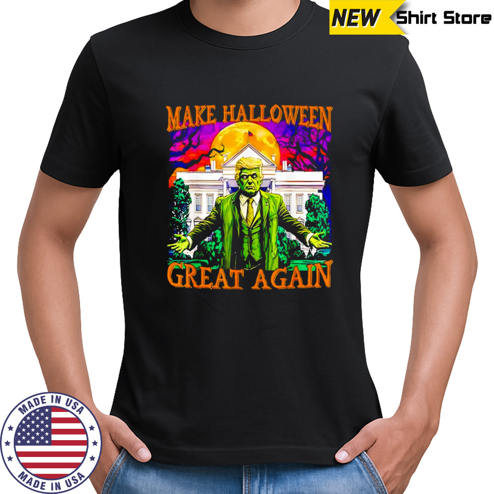 Trump Zombie make Halloween great again shirt