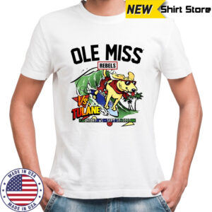 Tulane Green Wave vs Ole Miss Rebels game day 2025 vintage shirt