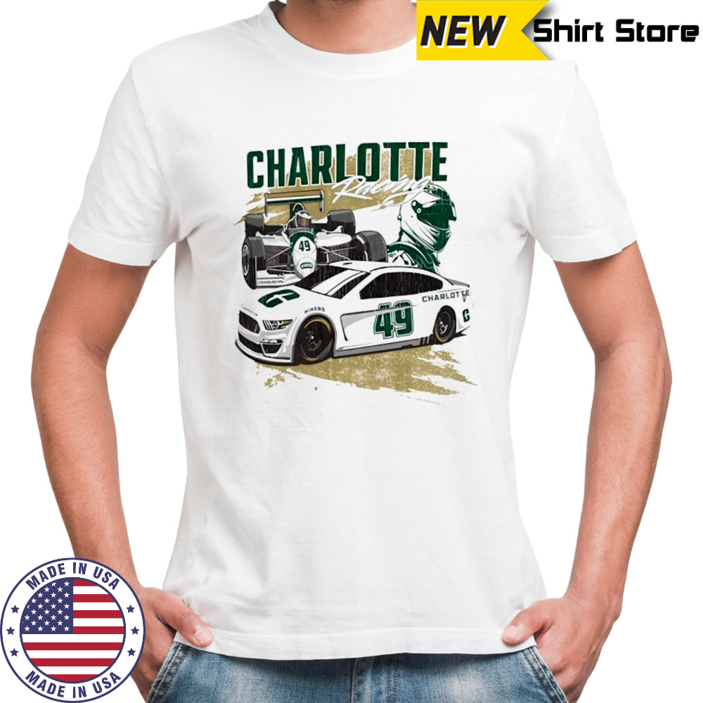 UNC Charlotte Racing Car shirt