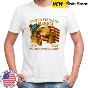 United States of America 1776 2026 250th anniversary birthday shirt