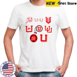 Utah University Brand history logo shirt