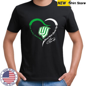 Utah Valley University Stand with Charlie strong heart signature memorial shirt