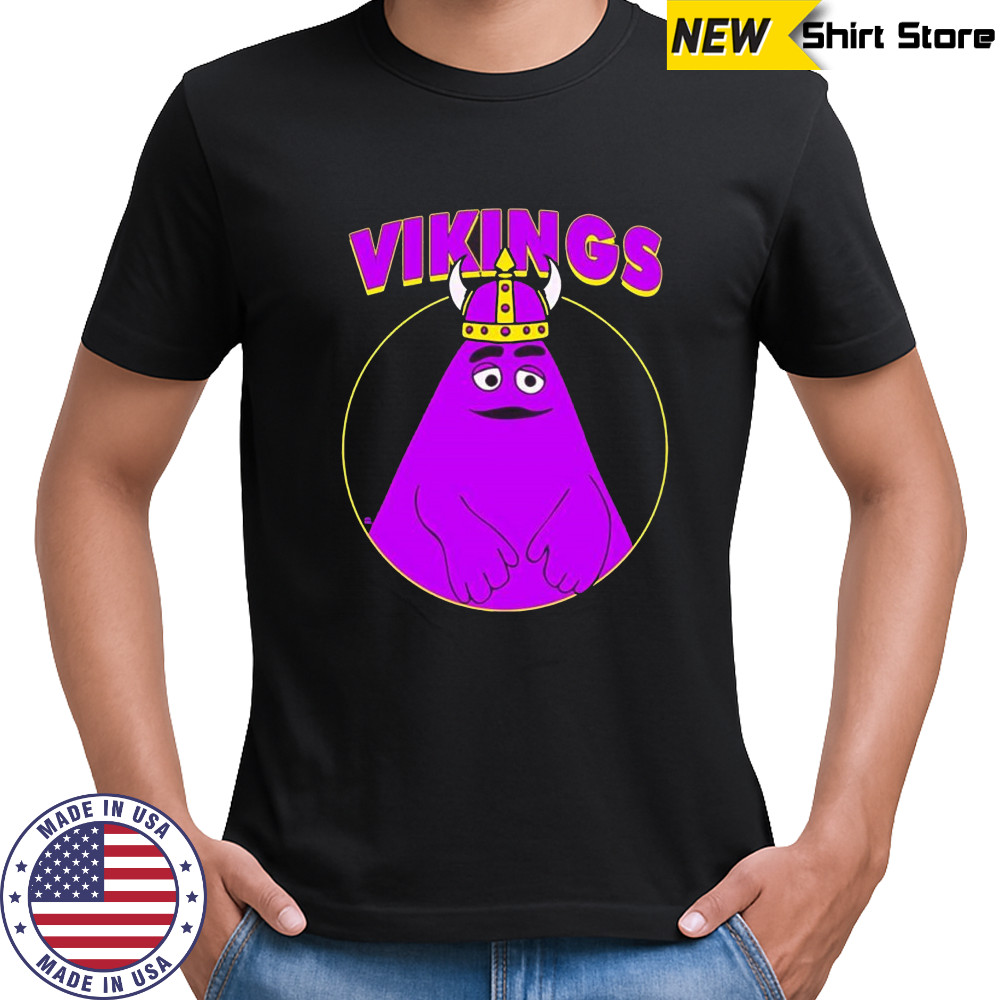 Vikings Grimace shirt
